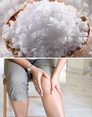 La sal en el tratamiento de la rodilla